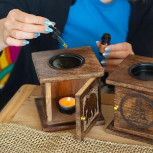 Quemador de Aceite de Madera de Mango