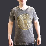 Camiseta Nomad Sari - Pequeña  - Mandala - Gris oscuro