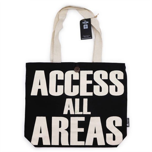 Bolso Tote Básico Icónico - Acceso a todas las áreas - Negro Natural