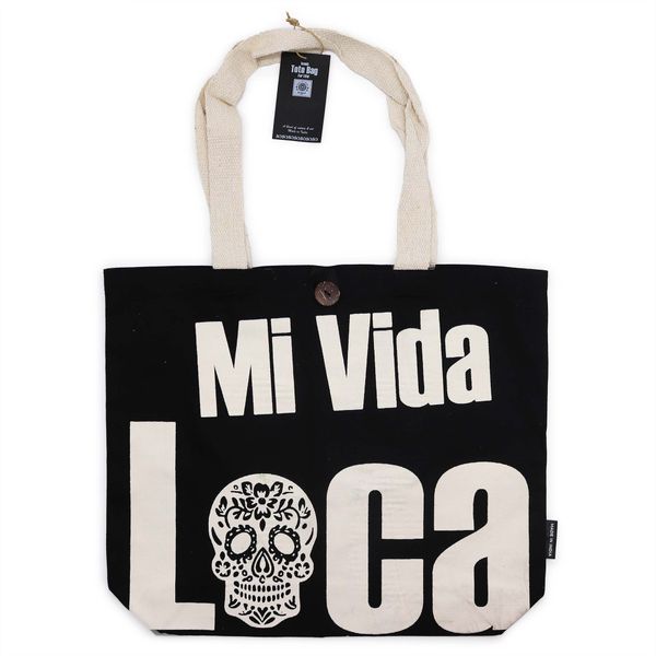 Bolso Tote Básico Icónico - Mi Vida Loca - Negro Natural