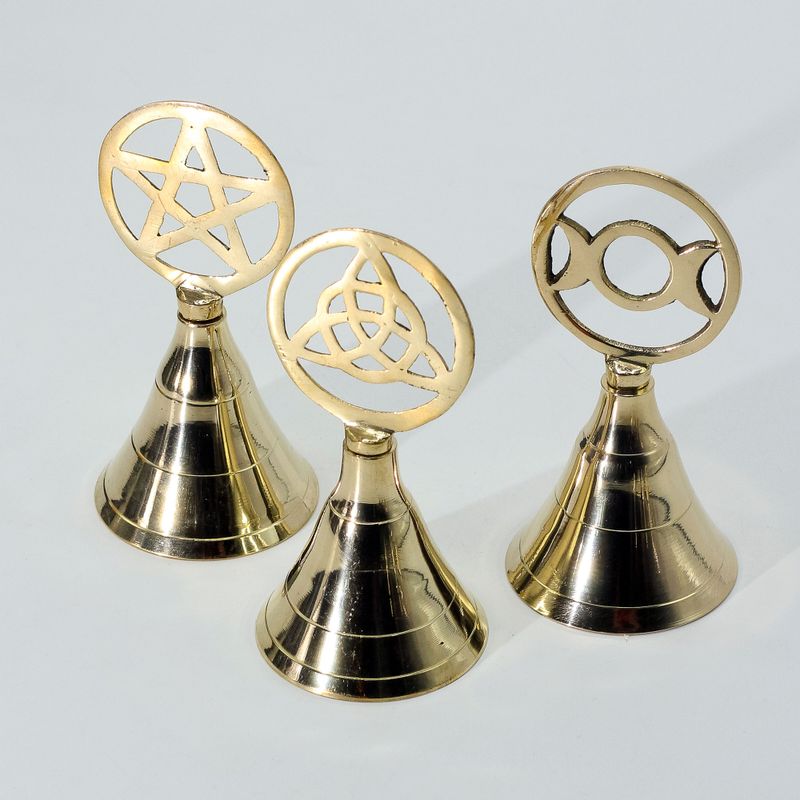 Campana de Altar de Latón - Pentagrama
