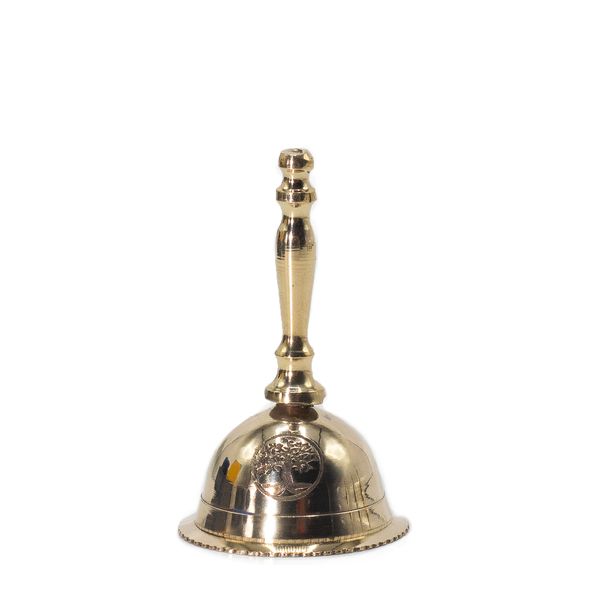 Campana Pequeña de Altar de Latón - Árbol de la Vida