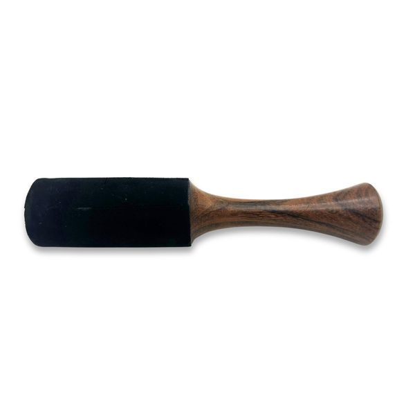 Palo de madera - 18 x 3 cm - Mango tubular mediano con doble anilla