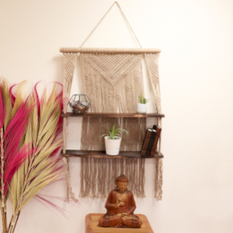 Estanterías de Macramé
