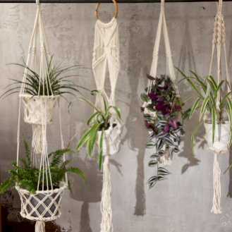 Maceteros de Macrame