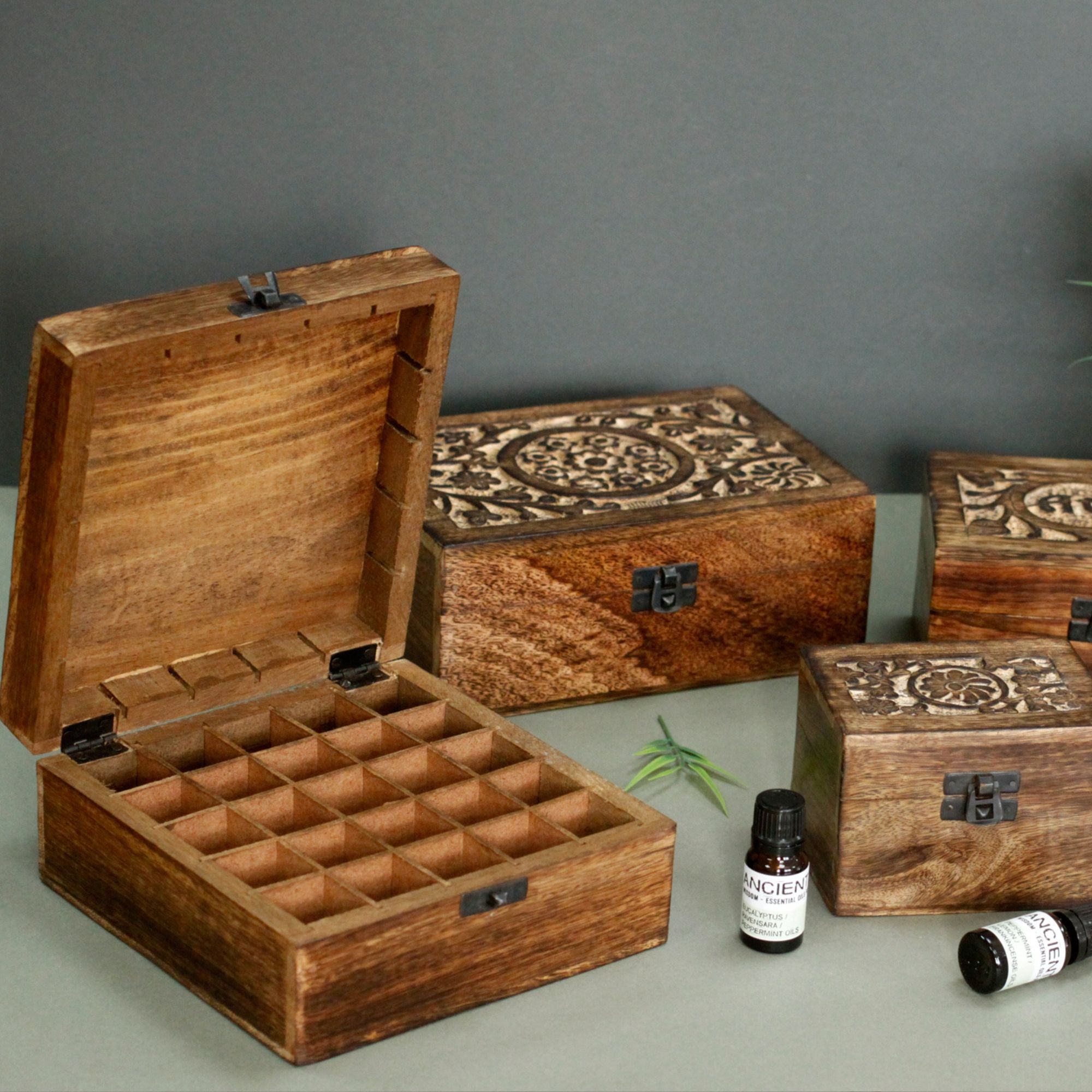 Caja de aromaterapia