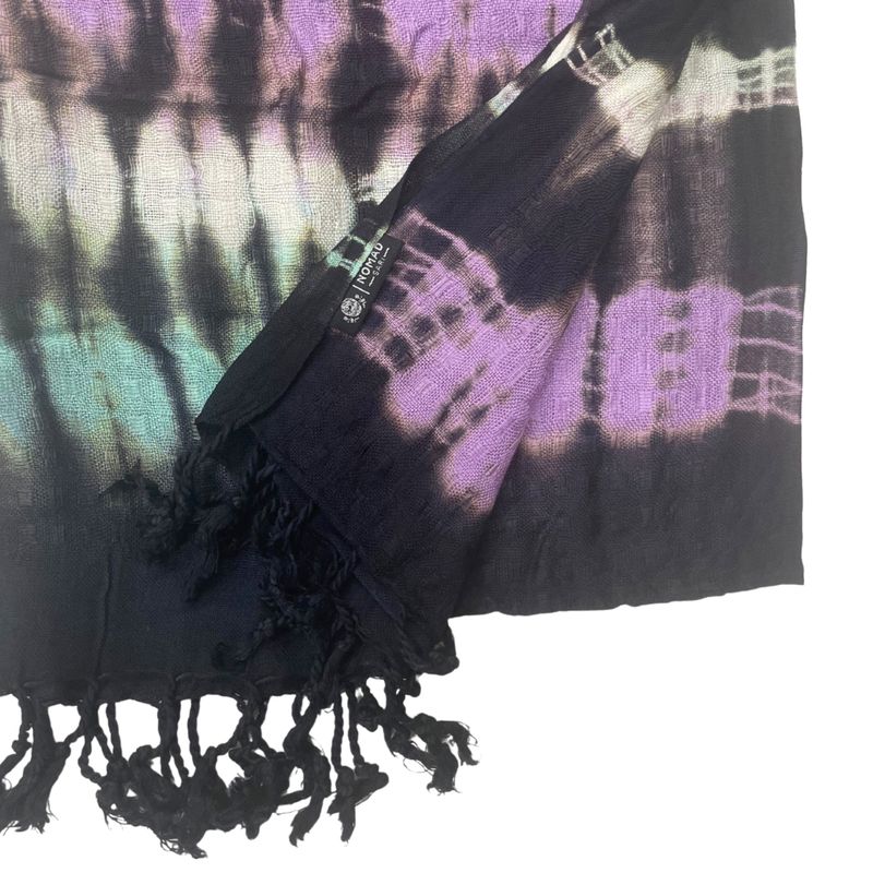 Bufanda Boho Arte de Java - Rayas Multicolor
