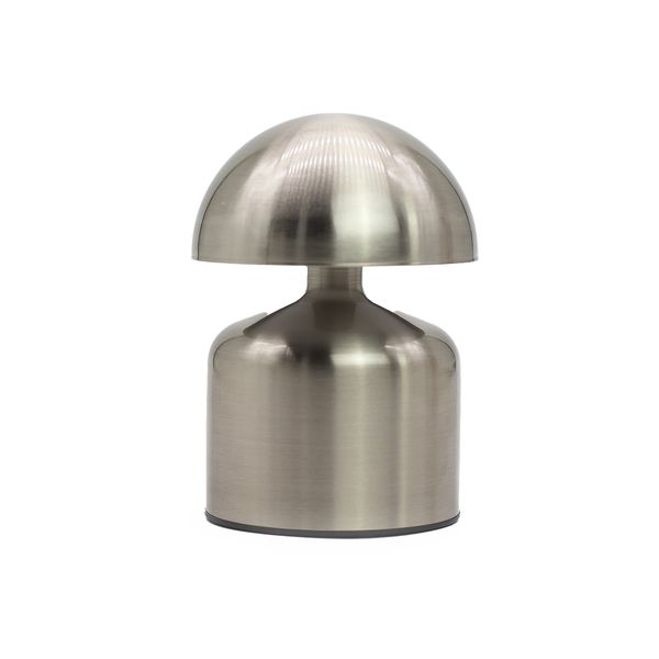 Lámpara Táctil - Forma de Hongo Plateado - USB (C) - Recargable (400 vatios)
