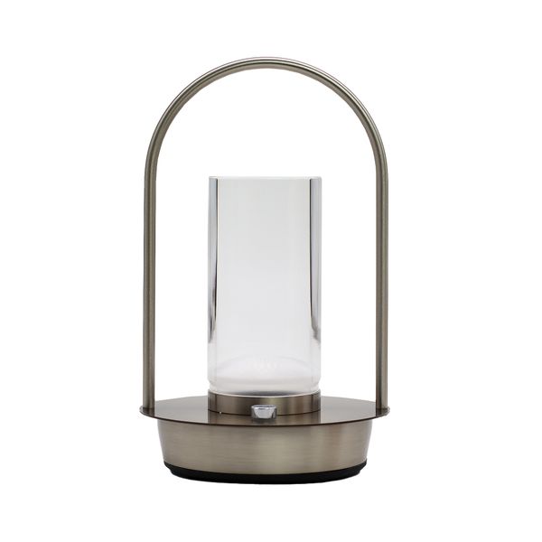 Lámpara Táctil - Farol de Cristal - USB (C) - Recargable (2000 vatios)