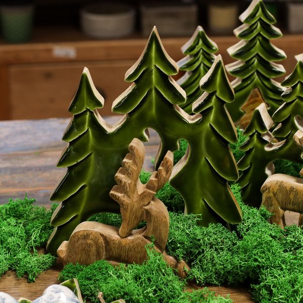 Decoración Bosque en Madera 3D - Ciervo en el bosque
