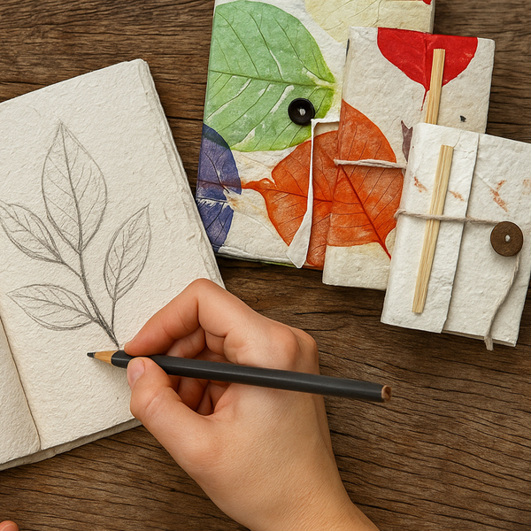 Cuadernos de papel Lokta