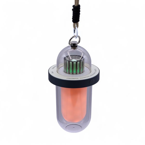 Outdoor Flame Effect Lamp - White USB - C Chargable - Multi Colour