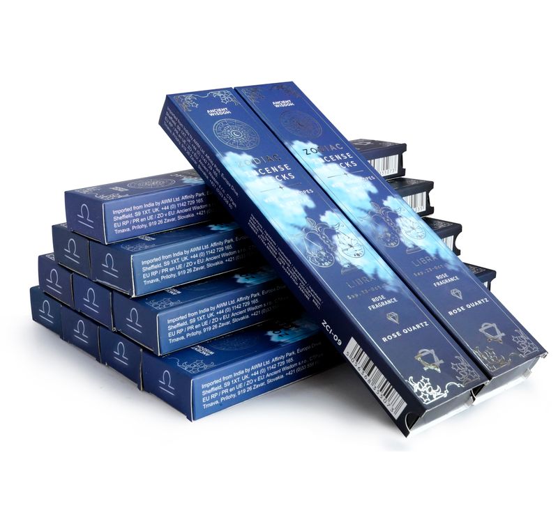 Pack de Inicio de incienso de Aromas de Cristal del  Zodiaco