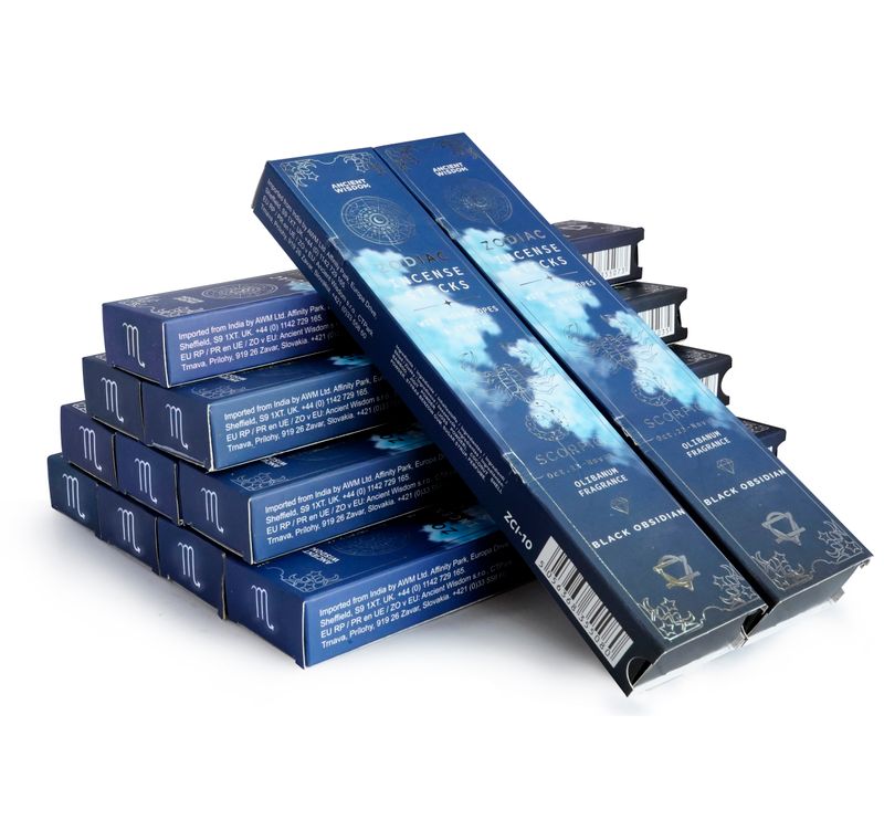 Pack de Inicio de incienso de Aromas de Cristal del  Zodiaco