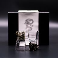 Vasos de chupito (50 ml) - Criaturas salvajes del bosque - Bronce antiguo