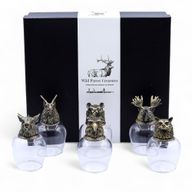 Vasos de Chupito (100 ml) - Criaturas salvajes del bosque - Bronce antiguo