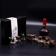 Vasos de Chupito (100 ml) - Criaturas salvajes del bosque - Bronce antiguo