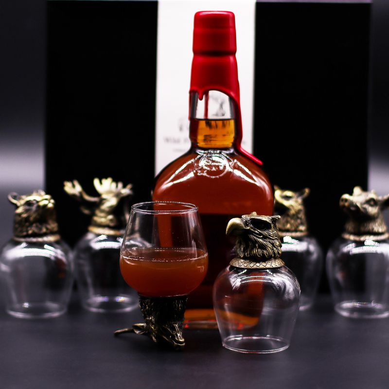 Vasos de Chupito (100 ml) - Criaturas salvajes del bosque - Bronce antiguo