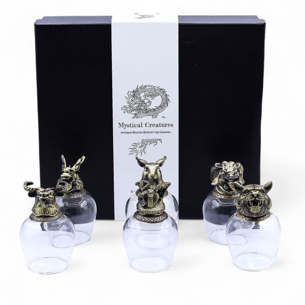 Vasos de Chupito (100 ml) - Criaturas místicas - Bronce antiguo