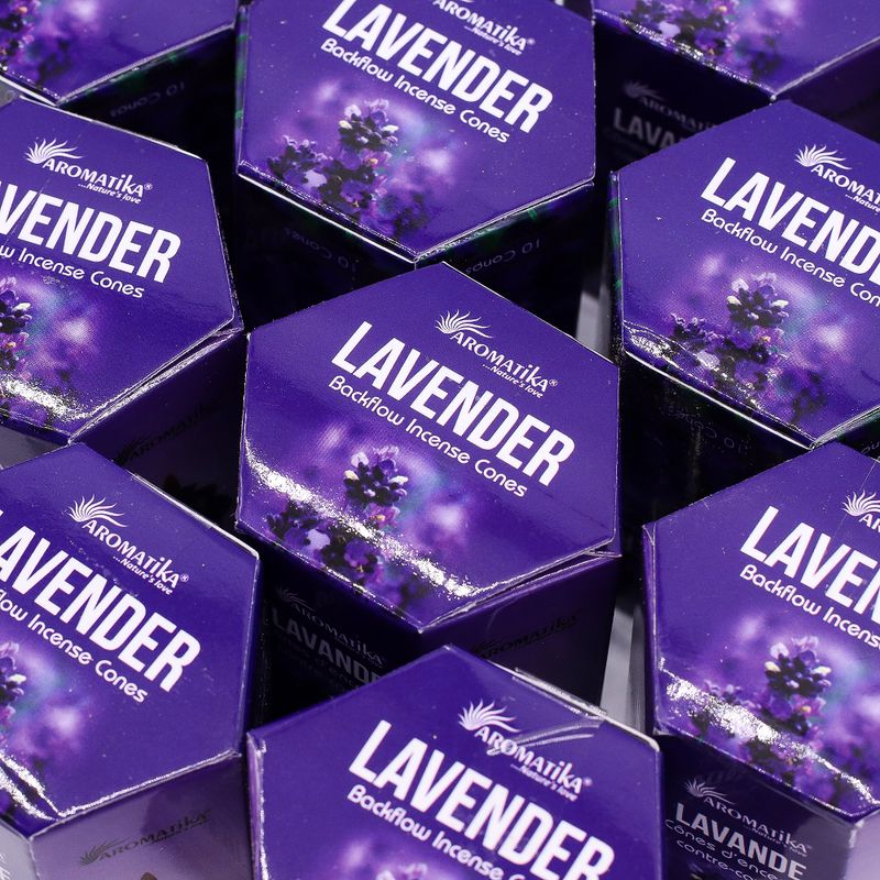 Pack de 10 Incienso Masala Backflow - Lavanda