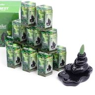 Pack de 10 Incienso Masala Backflow- Selva Lluvia