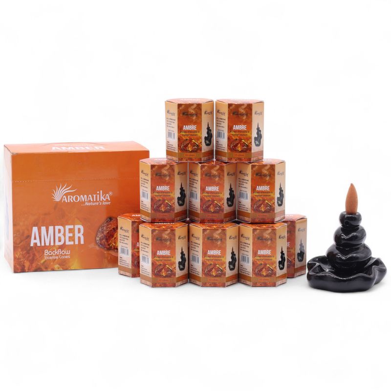 Pack de 10 Incienso Masala Backflow - Ámbar