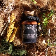 Poción de baño con hechizo de bruja antigua y amuleto de cristal de citrino - Éxito