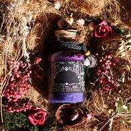 Antiguo hechizo de baño de bruja, poción y amuleto de cristal de cuarzo rosa - Amor