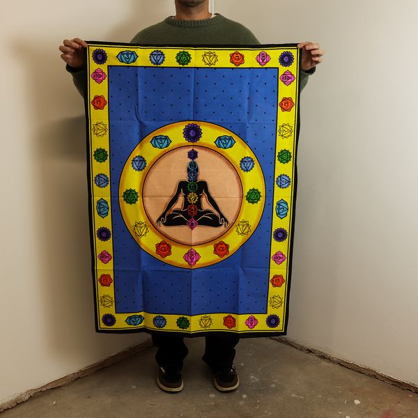Arte de Pared de Algodón – Chakra Vibrante