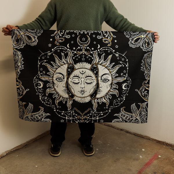 Arte de Pared de Algodón – Diosa del Sol