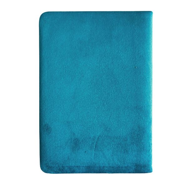 Cuaderno de Terciopelo - Abraza el Viaje - 80 páginas - Azul claro