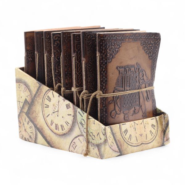 Cuadernos de Cuero Esotérico Surtido (15x11,5 cm) - Vitrina