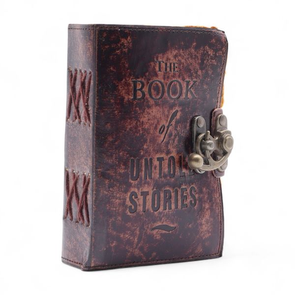 Cuadernos de Cuero con bordes Irregulares - El libro de las Historias jamás Contadas