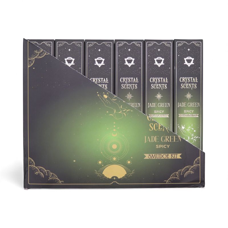 Incienso con Aromas de Cristal de Jade - Especiado