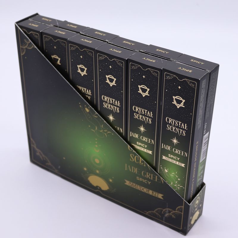 Incienso con Aromas de Cristal de Jade - Especiado