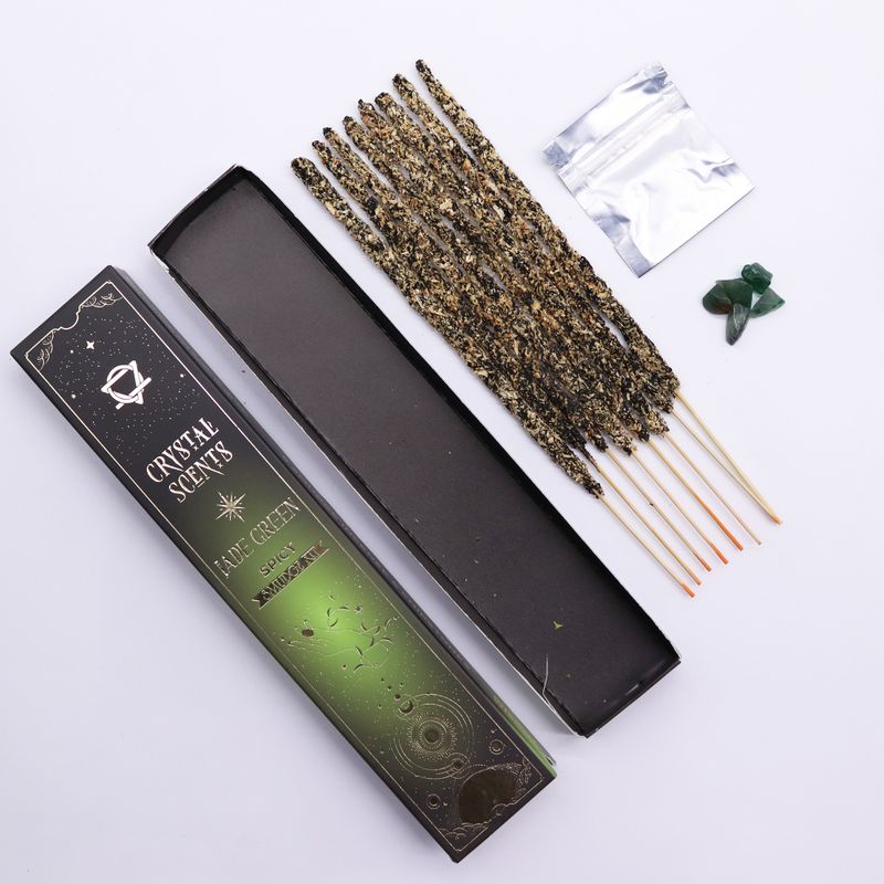 Incienso con Aromas de Cristal de Jade - Especiado