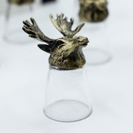 Vasos de chupito (25 ml) - Criaturas del bosque y místicas - Bronce antiguo