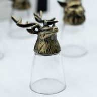 Vasos de chupito (25 ml) - Criaturas del bosque y místicas - Bronce antiguo