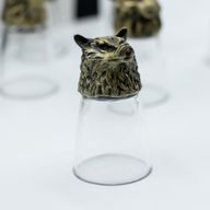 Vasos de chupito (25 ml) - Criaturas del bosque y místicas - Bronce antiguo