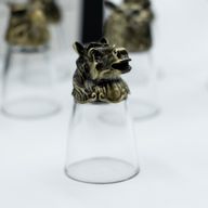 Vasos de chupito (25 ml) - Criaturas del bosque y místicas - Bronce antiguo