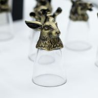 Vasos de chupito (25 ml) - Criaturas del zodiaco chino - Bronce antiguo