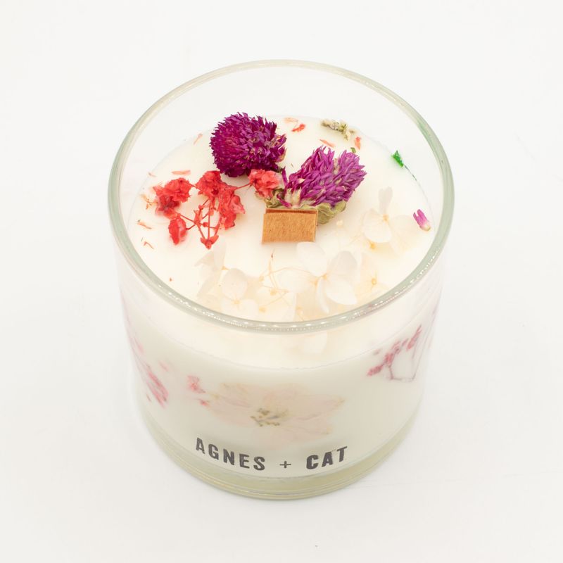 Agnes & Cat Botanical Soy Candle - Roses of Sawrey