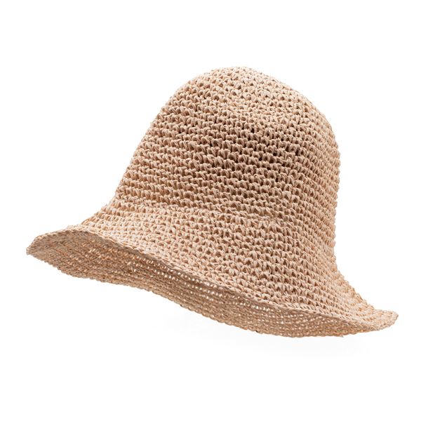 Sombrero de Paja Flexible - Rosa rubor