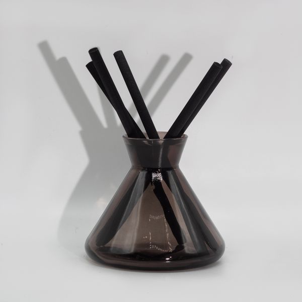 Cañas negras de fibra gruesa - Atado de 8 mm x 18 cm (aprox. 20)
