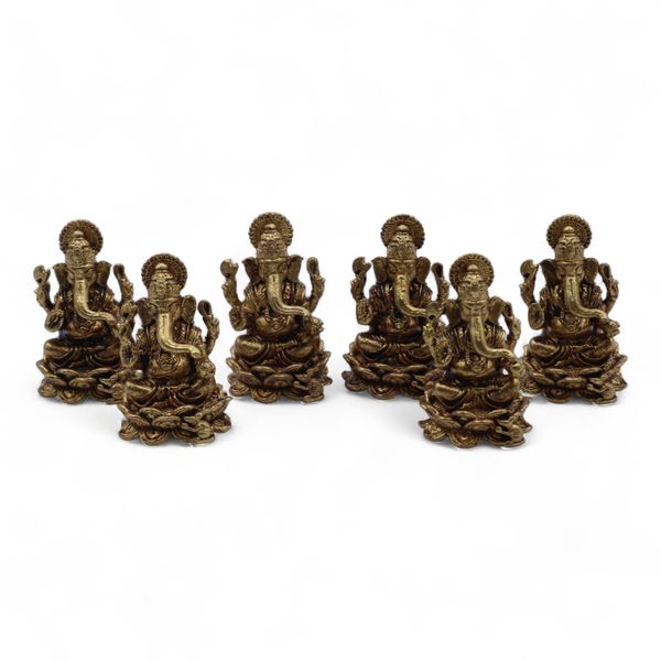 Dioses Miniatura de Latón - Ganesha (22 g),37 mm