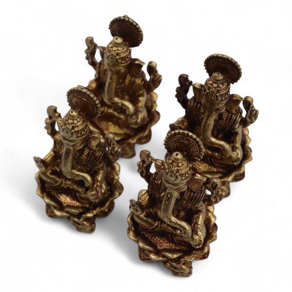 Dioses Miniatura de Latón - Ganesha (52 g),49 mm
