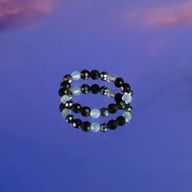Conjunto de Anillos con Gemas de Espíritu Ninfa - Luna Llena