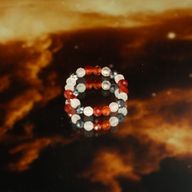 Conjunto de Anillos con Gemas de Espíritu Ninfa - Amor y Llama