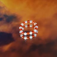 Conjunto de Anillos con Gemas de Espíritu Ninfa - Luna de Sangre