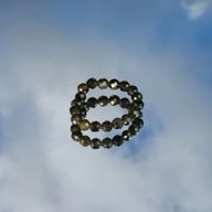 Conjunto de Anillos con Gemas de Espíritu Ninfa - Océano Infinito